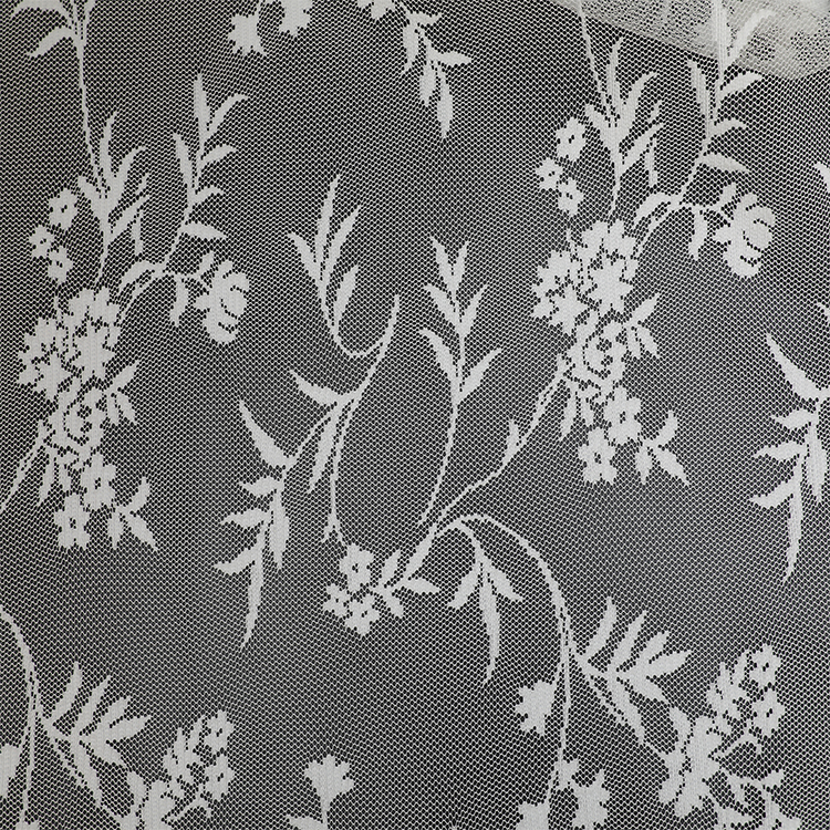 ขายส่งสิ่งทอที่กำหนดเอง voile ดูผ้าม่านผ้าใบ jacquard โพลีเอสเตอร์ผ้าพิมพ์โปร่ง